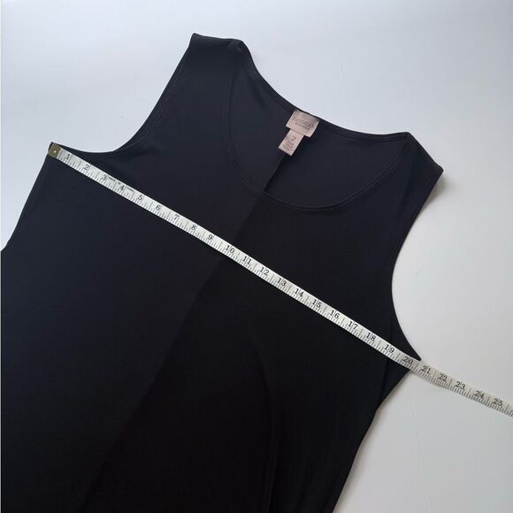 Chico’s Easy Wear Black Jersey Tank Dress Size 2 / US L - Picture 11 of 12